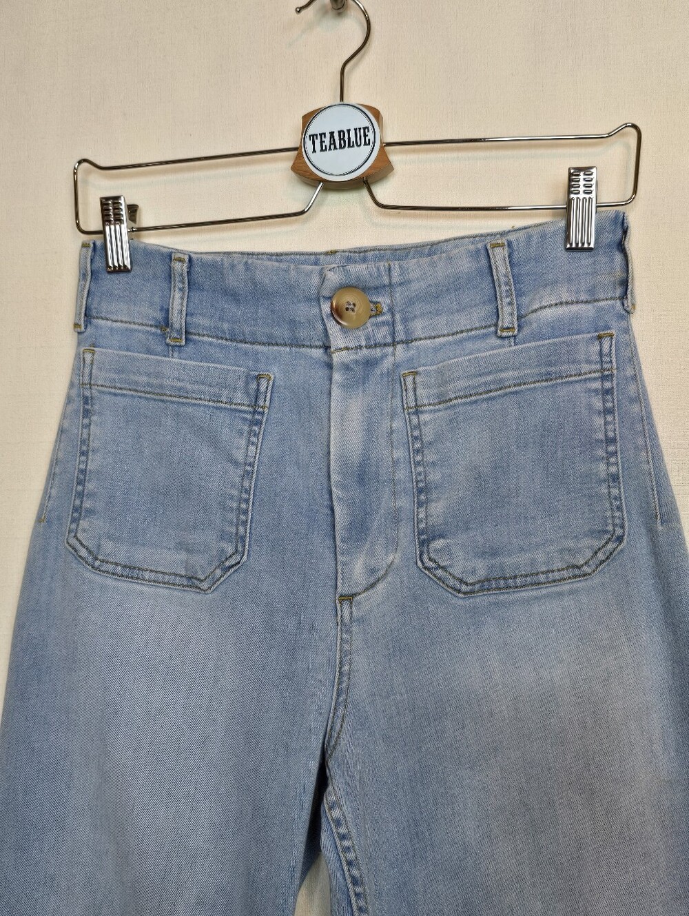 Maeve The Denim Colette Cropped Wide-Leg Jeans 28 - Picture 7 of 16